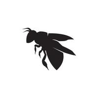 logotipo de abeja o panal, vector de diseño de ilustración de icono