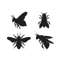 Bee or honeycomb logo,icon illustration design vector