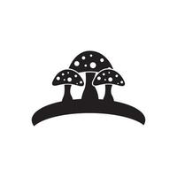 mushroom icon illustration isolated vector sign symbol