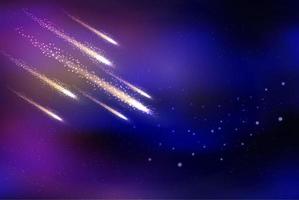 abstract space background with comets vector