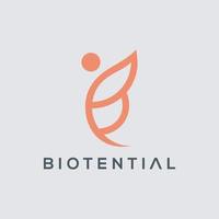 Creative Butterfly biotential Logo Template-vector vector