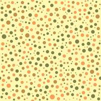 Irregular retro chaotic dots or circles seamless pattern background vector