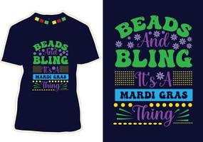 Mardi Gras T-Shirt Design vector