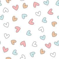 Seamless love heart design vector background. Seamless pattern on Valentine's day. The seamless texture with hart.