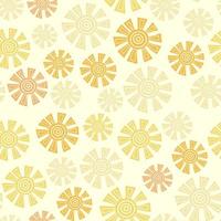 Gold pattern with leaves. Seamless texture yelloe flower seamless , endless pattern. Seamless pattern can be used for wallpaper and textile, pattern fills, web page background, surface textures. vector