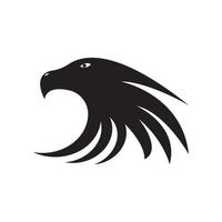 Falcon logo template vector