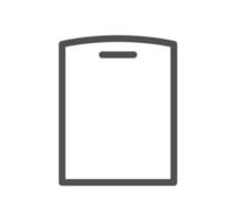 Grill related icon outline and linear vector. vector