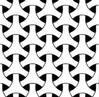 Black and white line patterns vector