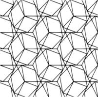 Black and white line patterns vector