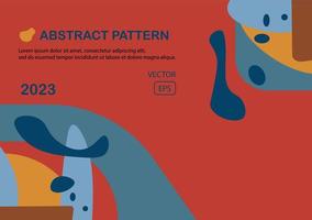 diseño de fondos abstractos geométricos. composición de formas geométricas simples sobre un fondo azul. para uso en presentaciones, volantes y folletos, tarjetas, aterrizaje, diseño de sitios web. vector