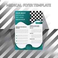 medical flyer template vector