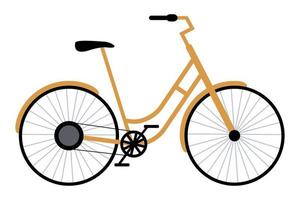 una bicicleta. vector de icono de bicicleta. el concepto de ciclismo. estilo plano de moda para diseño gráfico, logotipo, sitio web, redes sociales, ui, aplicación móvil.