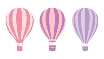 Multicolored balloons. Bright color illustration on a white background. Vector. vector