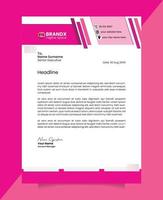 Business letterhead template vector art