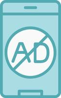 Ad Blocker Vector Icon