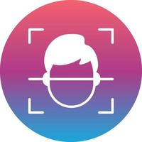 Face Scan Vector Icon