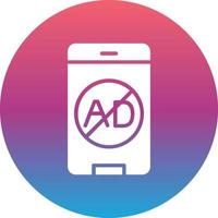 Ad Blocker Vector Icon