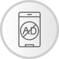 Ad Blocker Vector Icon