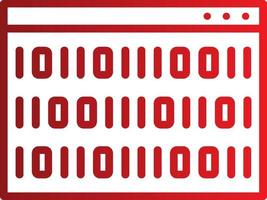 Binary Code Vector Icon
