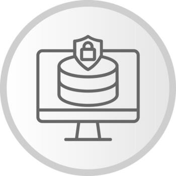 icono de vector de base de datos