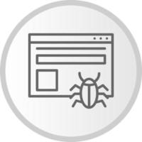 icono de vector de rastreador web