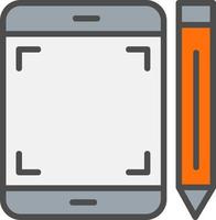 Pen Tablet Vector Icon