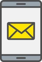 icono de vector de correo electrónico