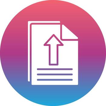 icono de vector de carga de archivo