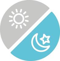 Day And Night Vector Icon