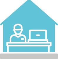 Work From Home Vector Icon