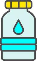 Water Bottle Vector Icon