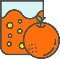 Orange Juice Vector Icon