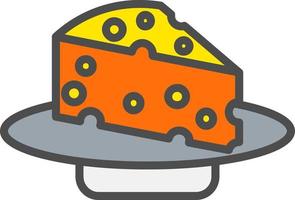 Cheese Serve Vector Icon