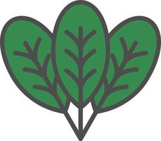 Spinach Vector Icon