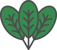 Spinach Vector Icon