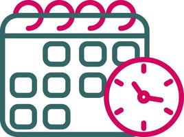 Time Table Vector Icon