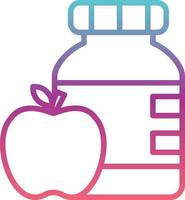 Apple Paste Vector Icon