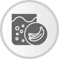 icono de vector de batido de plátano