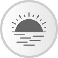 Sunset Vector Icon