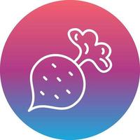 Radish Vector Icon