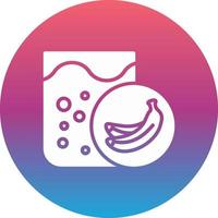 Banana Shake Vector Icon