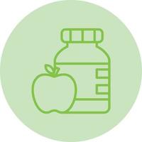 Apple Paste Vector Icon