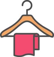 Towel Hanger Vector Icon