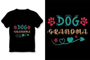 Dog Quotes typography t shirt design vector