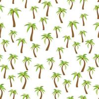 Seamless Pattern with palm trees. Colorful summer background. Vector illustration