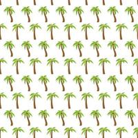 Seamless Pattern with palm trees. Colorful summer background. Vector illustration