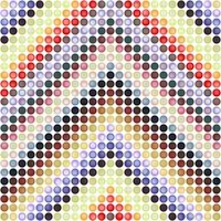 Abstract Dotted Colorful Background Texture. Abstract background with colored circles. Abstract round seamless pattern. vector