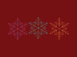 christmas background with snowflakes vector