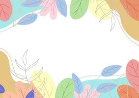 abstract floral background design art vector