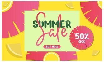 Set of summer sale banners with pineapple. pineapple background. Vector illustration